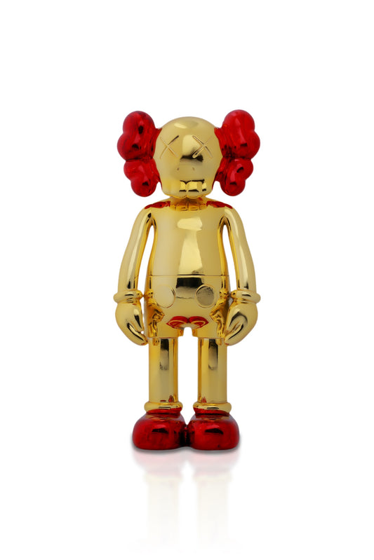 Kaws Gold & Red Chrome