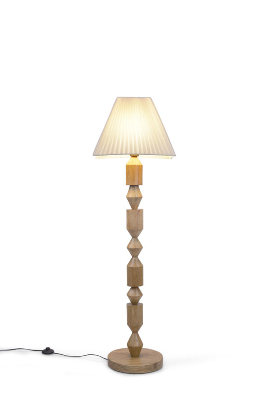 Floor Lamp Wooden Triangle