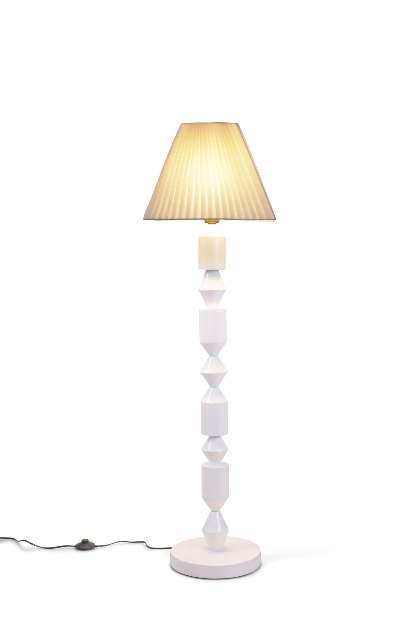 Floor Lamp White Triangle