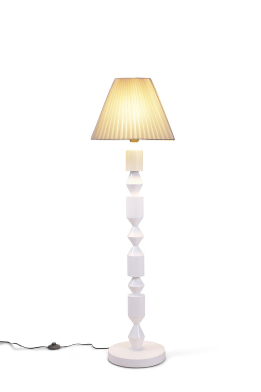 Floor Lamp White Triangle