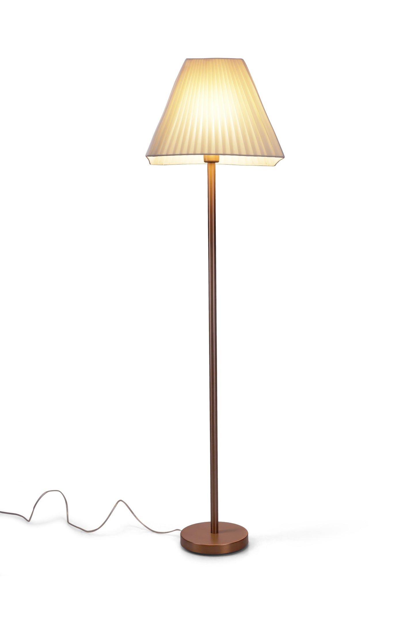 Floor Lamp Iron White Triangle