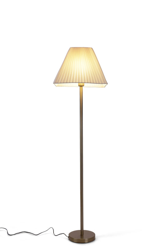 Floor Lamp Iron Silver Triangle